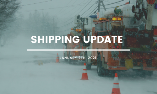 Shipping Update: US Shipping Delays