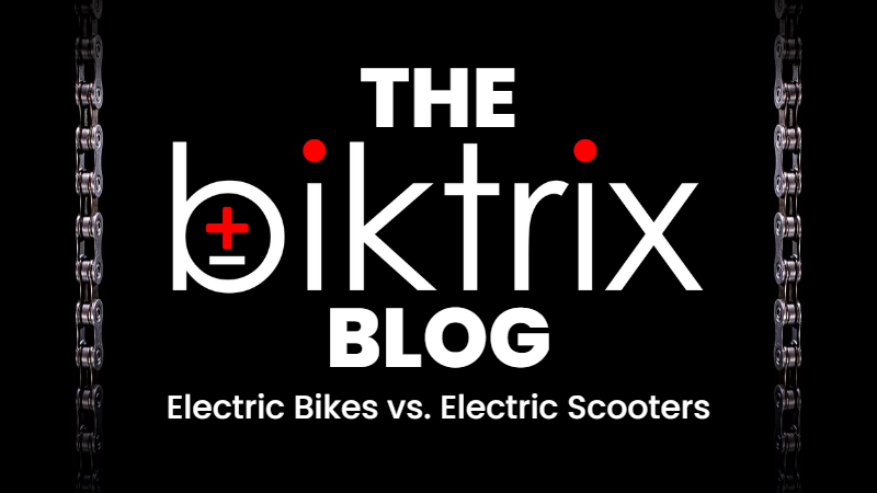 Electric Bikes vs. Electric Scooters